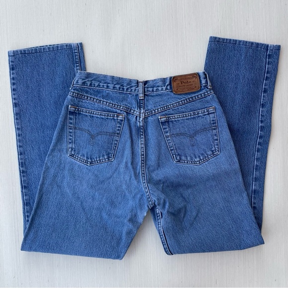 Ralph Lauren | Vintage 90s Polo Straight Tapered Mid-Rise Jeans - Picture 2 of 12